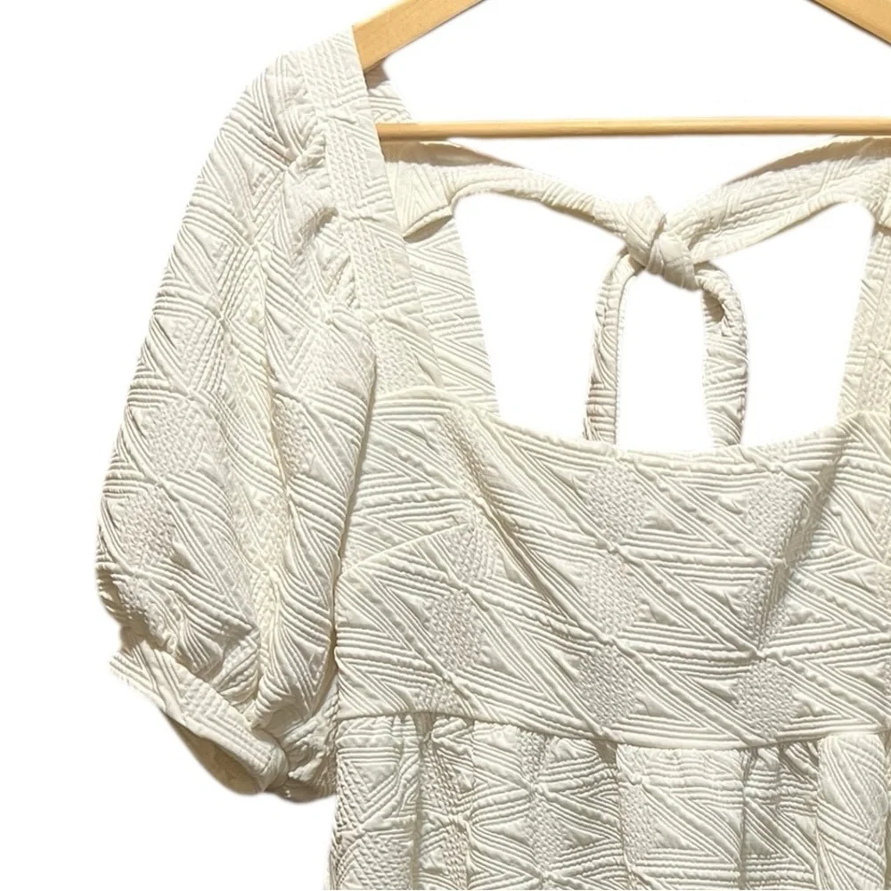 Free People Violet Mini Ivory Dress Size Small